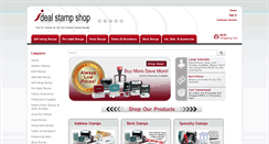 Desktop Screenshot of idealstampshop.com